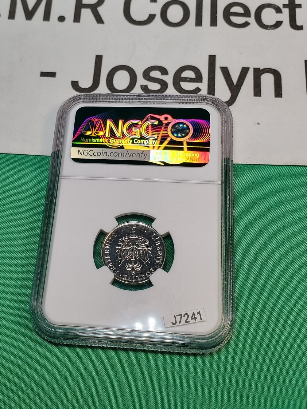 Haiti 1997 5C Nickel-Plated Steel Coin - NGC Encapsulated Genuine - Beautiful